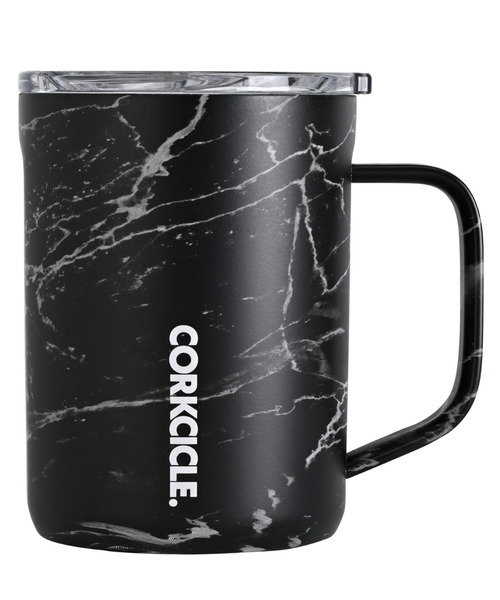 CORKCICLE（コークシクル）の「16oz/400ml COFFEE MUG フタ付きコーヒーマグ 保温保冷マグカップ DAYDREAM/NERO/WALNUT [CORKCICLE/コークシクル]（グラス/マグカップ/タンブラー・レディース・スカイブルー/ブラック/ブラウン・ONE SIZE）」の5枚目の写真