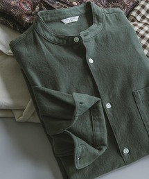URBAN RESEARCH DOORS | 『XLサイズ/WEB限定』ヘビーネルバンドカラーシャツ(シャツ/ブラウス)