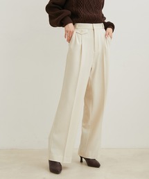 VIS（ビス）の「【HOT BEAUTY STRETCH】【洗える】ストレートパンツ（その他パンツ）」