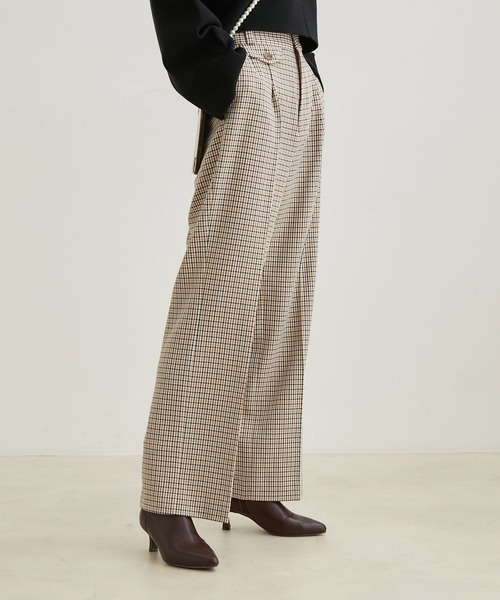 VIS（ビス）の「【HOT BEAUTY STRETCH】【洗える】ストレートパンツ（その他パンツ・レディース・ブラウン系その他2/ブラック/キナリ/マスタード/グレー/ピンク系その他・L/M/S/SS）」の14枚目の写真