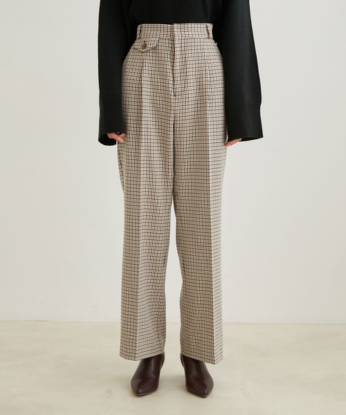 VIS（ビス）の「【HOT BEAUTY STRETCH】【洗える】ストレートパンツ（その他パンツ・レディース・ブラウン系その他2/ブラック/キナリ/マスタード/グレー/ピンク系その他・L/M/S/SS）」の15枚目の写真