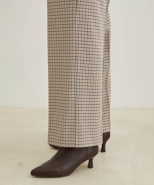 VIS（ビス）の「【HOT BEAUTY STRETCH】【洗える】ストレートパンツ（その他パンツ・レディース・ブラウン系その他2/ブラック/キナリ/マスタード/グレー/ピンク系その他・L/M/S/SS）」の21枚目の写真