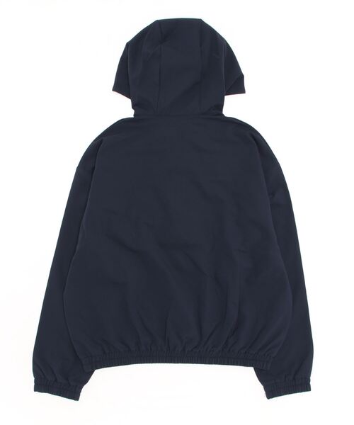 le coq sportif（ルコックスポルティフ）の「ルコック イヤートップクロスジャケット フード付き 撥水 脇ポケット  ジャージ スウェット スポーツウエア レディース トレーニングウエア（その他アウター・レディース・ホワイト/ネイビー・M/L/XL/S）」の3枚目の写真