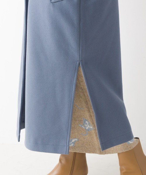 OMNES（オムネス）の「サイドスリットロングテーラードコート（その他アウター・レディース・アイボリー/ブラック/ブラウン/ブルー・FREE）」の9枚目の写真