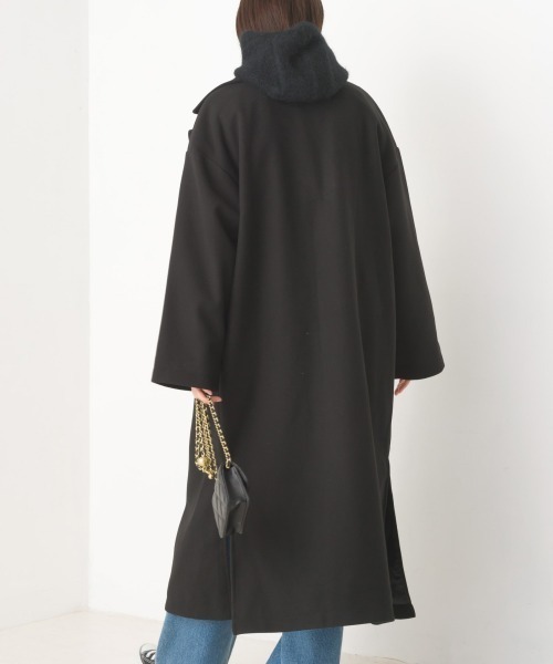 OMNES（オムネス）の「サイドスリットロングテーラードコート（その他アウター・レディース・アイボリー/ブラック/ブラウン/ブルー・FREE）」の18枚目の写真