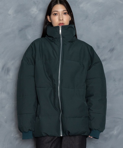 Starting Over（スターティングオーバー）の「ボリュームハイネック中綿ショートファイバーダウンジャケット（ダウンジャケット/コート・メンズ・グリーン/ブラック/ベージュ・M/L/XL）」の6枚目の写真