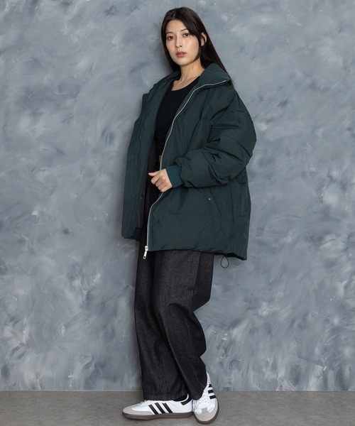 Starting Over（スターティングオーバー）の「ボリュームハイネック中綿ショートファイバーダウンジャケット（ダウンジャケット/コート・メンズ・グリーン/ブラック/ベージュ・M/L/XL）」の9枚目の写真