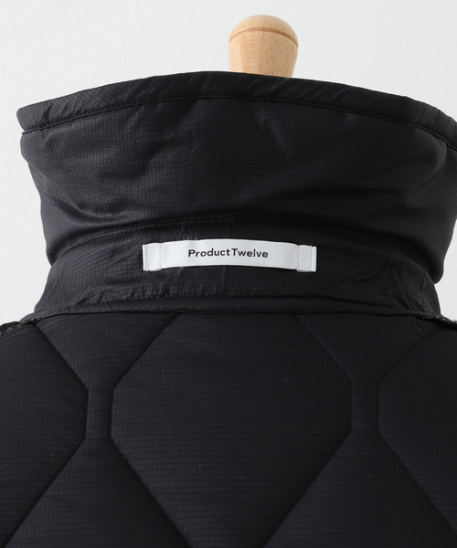 Product Twelve(プロダクトトゥエルブ)の「【Product Twelve/プロダクト トゥエルブ】NYLON QUILT S/C(ミリタリージャケット・メンズ・ブラック・2)」の15枚目の写真