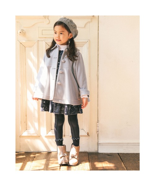 BeBe(ベベ)の「BeBe/フリースボンディング丸襟コート(100~150cm)(その他アウター・キッズ・ブラック/ブルー・100/120/140/130/150/110)」の19枚目の写真