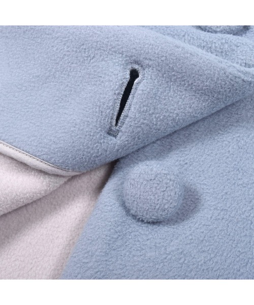 BeBe(ベベ)の「BeBe/フリースボンディング丸襟コート(100~150cm)(その他アウター・キッズ・ブラック/ブルー・100/120/140/130/150/110)」の21枚目の写真