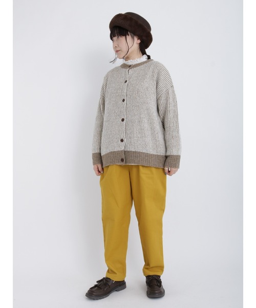 Samansa Mos2(サマンサ モスモス)の「裏起毛イージーテーパードパンツ(その他パンツ・レディース・ベージュ/ブルー/イエロー/オフホワイト/チャコール・フリ-)」の14枚目の写真