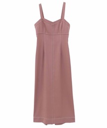 配色ステッチジャンスカ