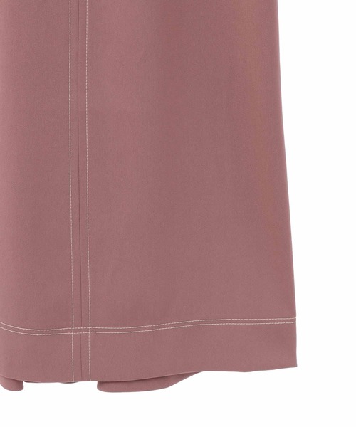 31 Sons de mode（トランテアン　ソン　ドゥ　モード）の「配色ステッチジャンスカ（ジャンパースカート・レディース・ブラック/ピンク/ダークインディゴブルー・38/36）」の6枚目の写真