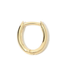 Otiumberg. Gold Mini Oval Hoop ピアス