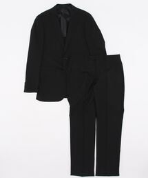 TAKA-Q（タカキュー）の「＊タカキューメンズ/TAKA-Q:MEN  ストレッチウォッシャブル 2ピース ビジネスセットアップスーツ ストライプ黒Y体（スーツセット・メンズ）」