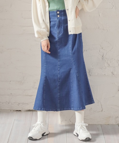 Jane Marple デニム スカート インディゴ ブルー Jane Marple デニム スカート インディゴ ブルー Jane Marple