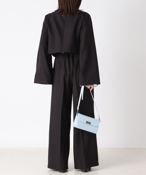 パンツスーツ Heather（ヘザー）の「High Waist Tuck Pants 174727