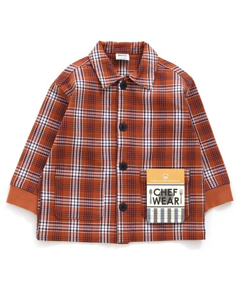 BREEZE（ブリーズ）の「シェフジャケット（その他アウター・キッズ・オレンジ/グリーン/ブルー・110/120/130/100/90/80/140）」の4枚目の写真