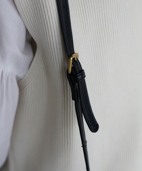 ap retro(アプレトロ)の「ダイヤ柄ショルダーバッグ(ショルダーバッグ・レディース・ホワイト/ブラック・FREE)」の19枚目の写真