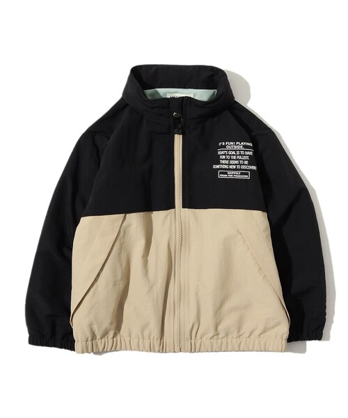 SHOO・LA・RUE（シューラルー）の「◆【撥水/110-140cm】アソートブルゾン（ブルゾン・キッズ・ブラック系4/黄緑系/ライトパープル・11/12/13/14）」の5枚目の写真