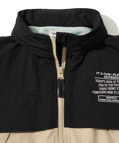 SHOO・LA・RUE（シューラルー）の「◆【撥水/110-140cm】アソートブルゾン（ブルゾン・キッズ・ブラック系4/黄緑系/ライトパープル・11/12/13/14）」の7枚目の写真