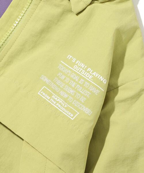 SHOO・LA・RUE（シューラルー）の「◆【撥水/110-140cm】アソートブルゾン（ブルゾン・キッズ・ブラック系4/黄緑系/ライトパープル・11/12/13/14）」の13枚目の写真