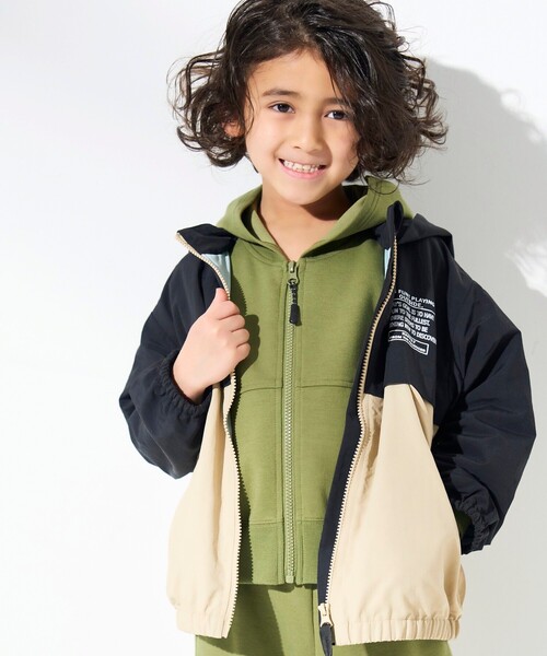 SHOO・LA・RUE（シューラルー）の「◆【撥水/110-140cm】アソートブルゾン（ブルゾン・キッズ・ブラック系4/黄緑系/ライトパープル・11/12/13/14）」の20枚目の写真