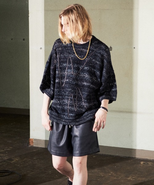 TAUPE（トープ）の「TAUPE/トープ/Melange Yarn H/S Crew Knit（ニット