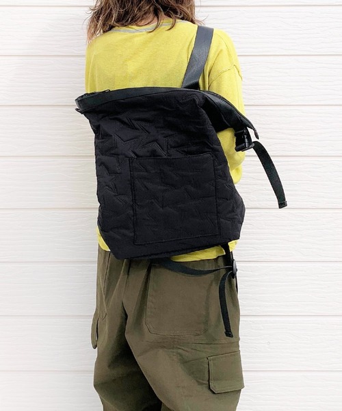 Casselini（キャセリーニ）の「スタースタンプ2wayバッグ（ショルダーバッグ・レディース・ベージュ/ブラック・ONE SIZE）」の2枚目の写真