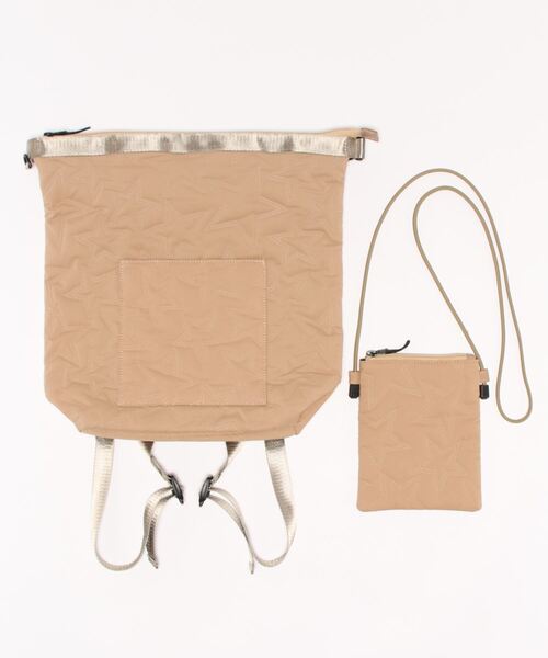 Casselini（キャセリーニ）の「スタースタンプ2wayバッグ（ショルダーバッグ・レディース・ベージュ/ブラック・ONE SIZE）」の11枚目の写真