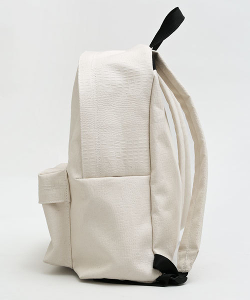 08sircus（ゼロエイトサーカス）の「nano･universe×08sircusクロコ・リュック（バックパック/リュック・メンズ・ホワイト/グレー・FREE）」の3枚目の写真