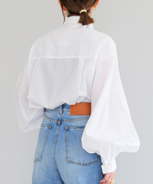 セール】*Volume Sleeve シャツ（シャツ/ブラウス）｜Deuxieme Classe