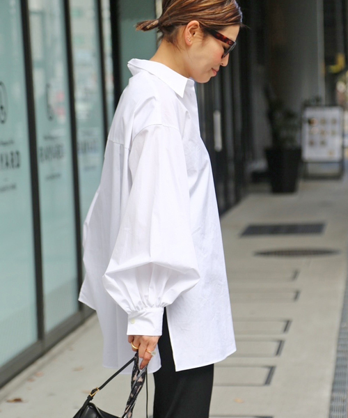 ブラウス シャツ Volume sleeve シャツ レディース セール】*Volume Sleeve シャツ（シャツ/ブラウス）｜Deuxieme