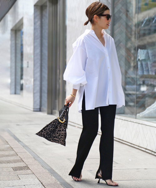 美品　ドゥーズィエムクラス　22SS Volume sleeve ブラウス DEUXIEME CLASSE - 美品 ドゥーズィエムクラス 22SS Volume