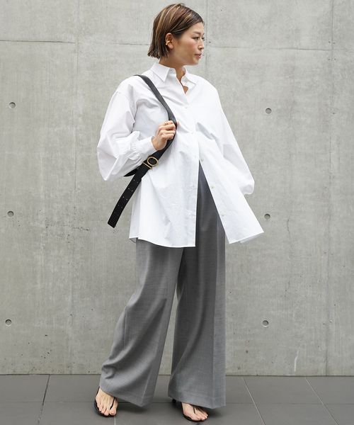 ブラウス シャツ Volume sleeve シャツ レディース セール】*Volume Sleeve シャツ（シャツ/ブラウス）｜Deuxieme