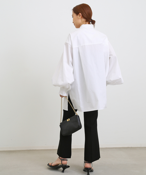 セール】*Volume Sleeve シャツ（シャツ/ブラウス）｜Deuxieme