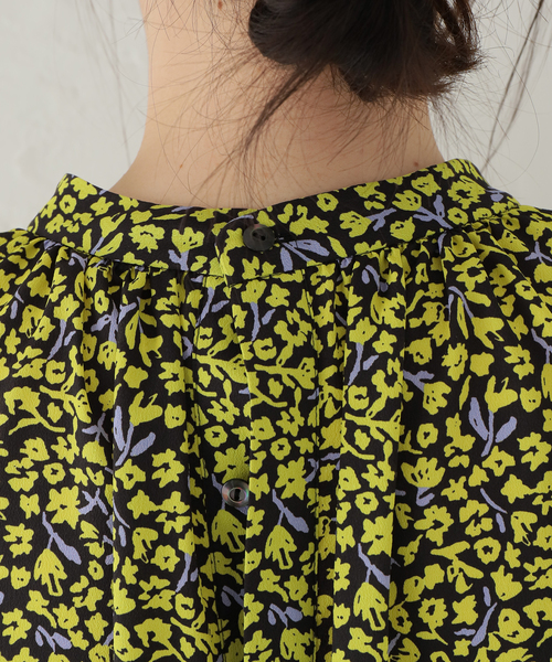 journal standard L'essage（ジャーナルスタンダードレサージュ）の「FLOWERプリントワンピース（ワンピース・レディース・ブルー/ライトイエロー・FREE）」の11枚目の写真