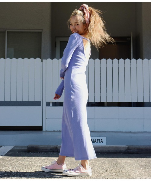 ANAPmimpi ワンピース anap mimpi（アナップミンピ）の「SUNメッセージプリントTシャツ