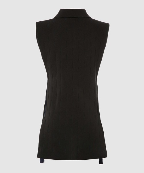 TARO HORIUCHI（タロウ ホリウチ）の「Graphic Knit（ニット/セーター・レディース・ブラック/グリーン・1）」の5枚目の写真