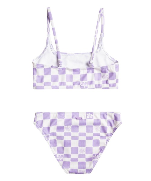 Roxy ストライプ セパレート水着 ビキニ ボーダー ブラック ベア