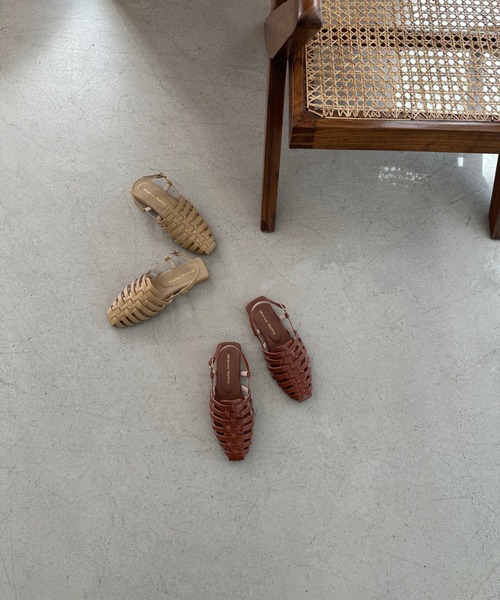 ORiental TRaffic by yuri（オリエンタルトラフィックバイユリ）の「ZOZOTOWN限定 バックストラップグルカサンダル 31290（サンダル・レディース・ブラウン/ベージュ/ブラック・S/M/L/LL）」の4枚目の写真