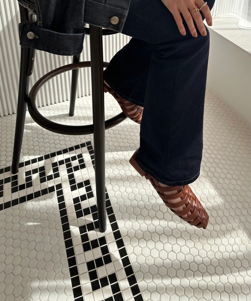 ORiental TRaffic by yuri（オリエンタルトラフィックバイユリ）の「ZOZOTOWN限定 バックストラップグルカサンダル 31290（サンダル・レディース・ブラウン/ベージュ/ブラック・S/M/L/LL）」の6枚目の写真