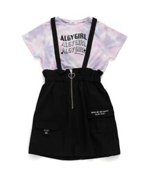 【2Pセット】タイダイTシャツ&ジャンスカセット