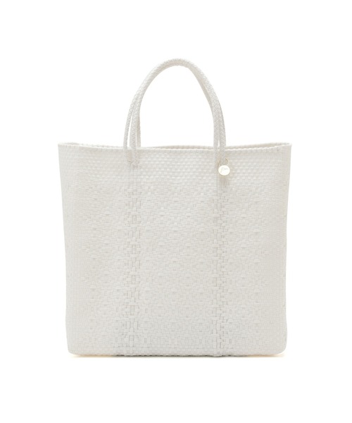 Letra（レトラ）の「【Letra（レトラ）】 MERCADO BAG ROMBO M（かごバッグ・レディース・ネイビー/ゴールド/ホワイト/ブラック/ダークグリーン・FREE）」の2枚目の写真