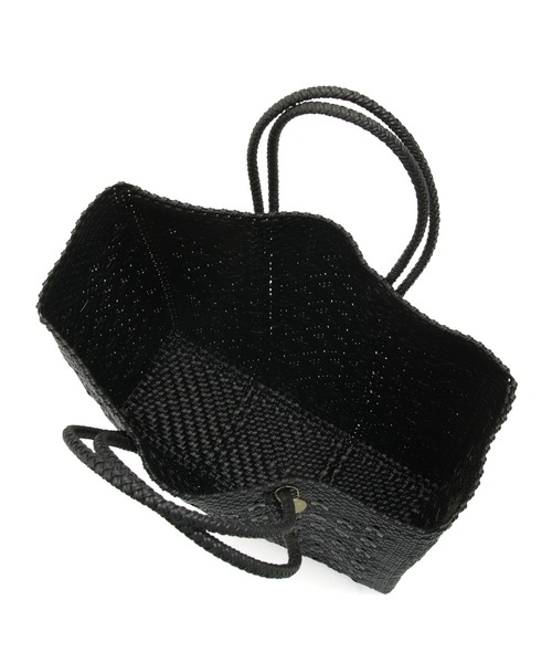 Letra（レトラ）の「【Letra（レトラ）】 MERCADO BAG ROMBO M（かごバッグ・レディース・ネイビー/ゴールド/ホワイト/ブラック/ダークグリーン・FREE）」の14枚目の写真