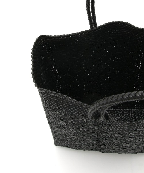 Letra（レトラ）の「【Letra（レトラ）】 MERCADO BAG ROMBO M（かごバッグ・レディース・ネイビー/ゴールド/ホワイト/ブラック/ダークグリーン・FREE）」の15枚目の写真