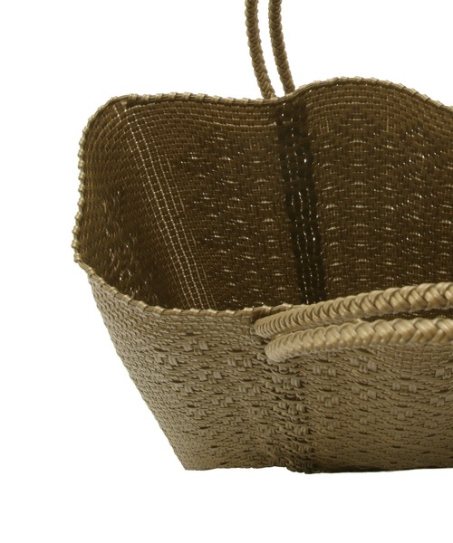 Letra（レトラ）の「【Letra（レトラ）】 MERCADO BAG ROMBO M（かごバッグ・レディース・ネイビー/ゴールド/ホワイト/ブラック/ダークグリーン・FREE）」の19枚目の写真