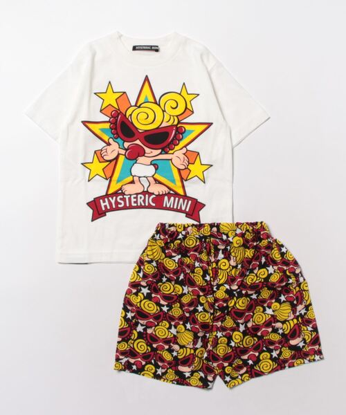 美品☆ヒステリックミニ テディミニ　ニットセットアップ140 美品☆ヒステリックミニ テディミニ ニットセットアップ140