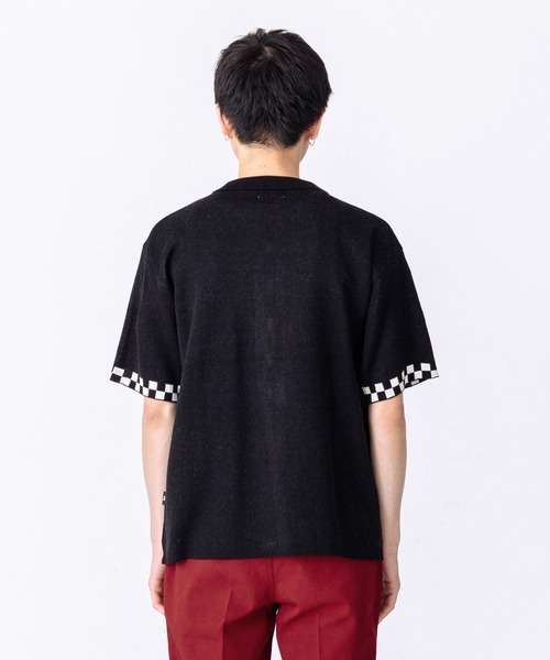 FTW(エフティダブリュー)の「CHECKER BOARD KNIT SHIRT(シャツ/ブラウス・メンズ・グリーン/イエロー/ブラック・LARGE/MEDIUM)」の14枚目の写真
