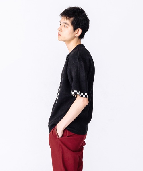 FTW(エフティダブリュー)の「CHECKER BOARD KNIT SHIRT(シャツ/ブラウス・メンズ・グリーン/イエロー/ブラック・LARGE/MEDIUM)」の12枚目の写真